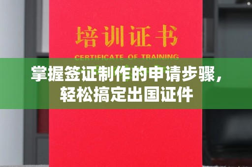 临邑掌握签证制作的申请步骤，轻松搞定出国证件