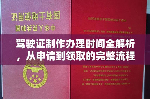 临邑驾驶证制作办理时间全解析，从申请到领取的完整流程