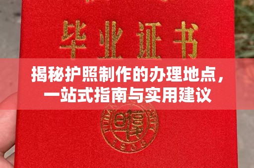 临邑揭秘护照制作的办理地点，一站式指南与实用建议