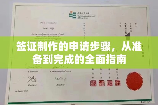 临邑签证制作的申请步骤，从准备到完成的全面指南