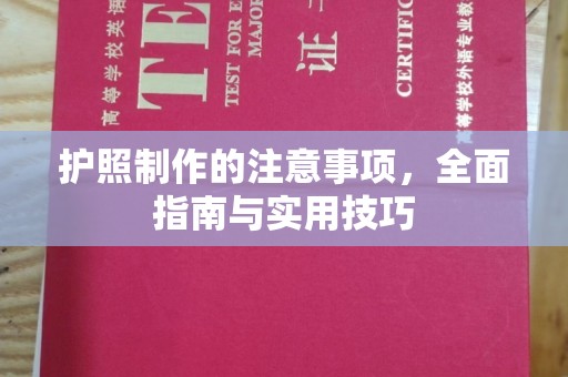 临邑护照制作的注意事项，全面指南与实用技巧
