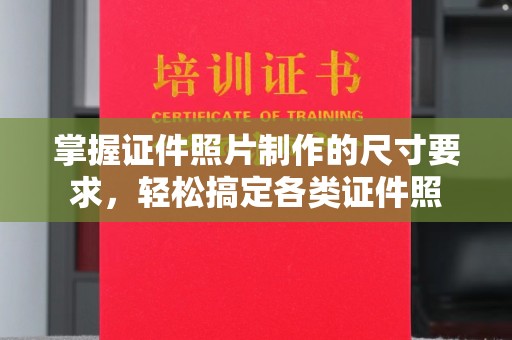 临邑掌握证件照片制作的尺寸要求，轻松搞定各类证件照