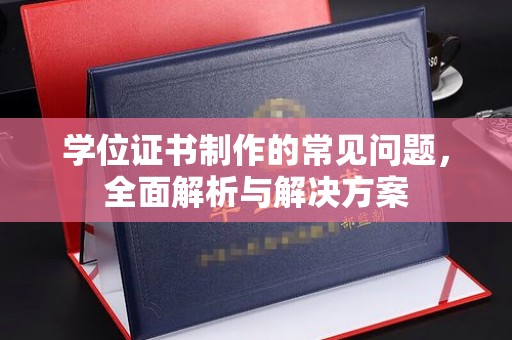 临邑学位证书制作的常见问题，全面解析与解决方案